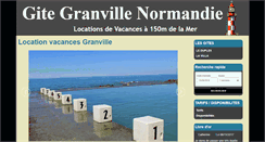 Desktop Screenshot of granville-gites.com