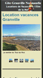 Mobile Screenshot of granville-gites.com